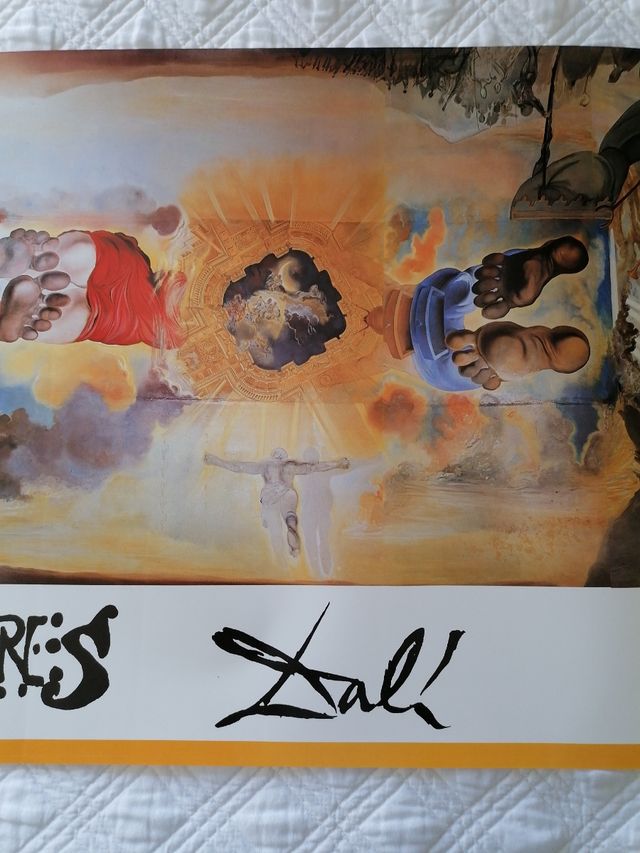 SALVADOR DALI FIGUERES. CARTEL. ORIGINAL 1988