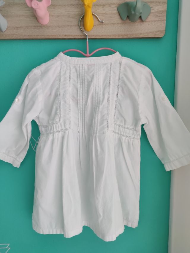 Blusa niña 4 años blanca