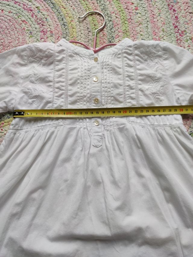 Blusa niña 4 años blanca