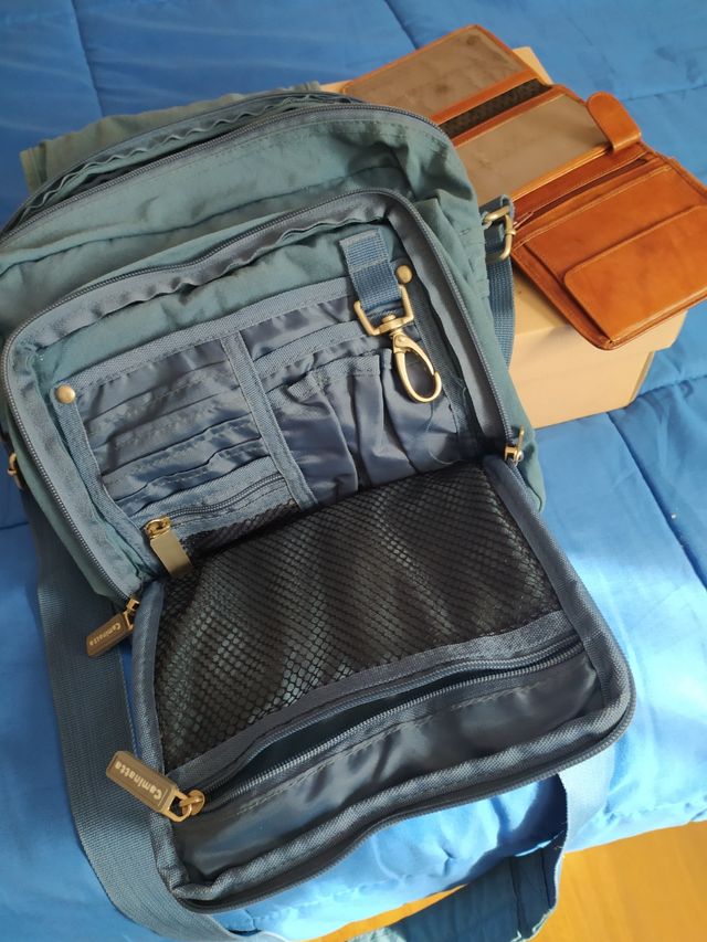 Bolso y Cartera de piel hombre