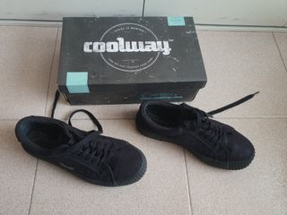 Zapatillas Coolway Negras.38 de segunda mano por 5 EUR en Madrid en WALLAPOP