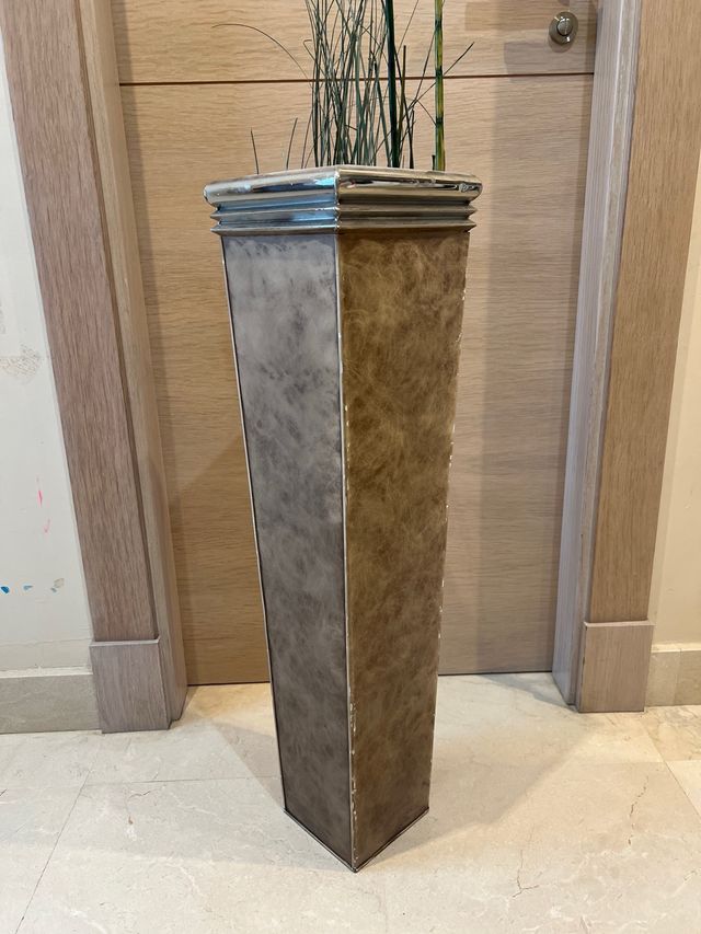 2 jarrones gigantes y 3 bambú bamboo