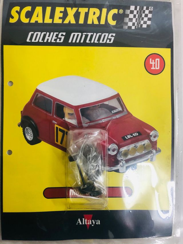 2 Coches Scalextric Altaya Miticos y accesorios