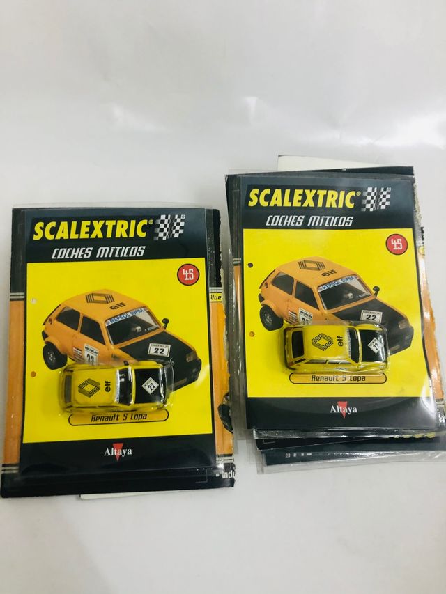 2 Scalextric Altaya Renault 5 Copa Coches Miticos