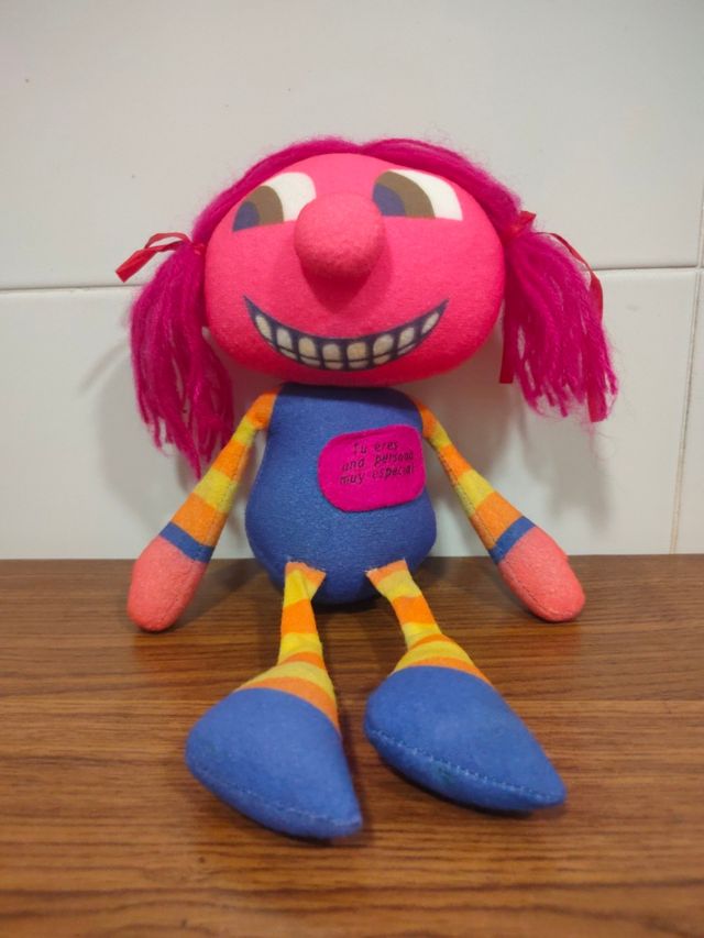 Peluche muñeca declaración amor