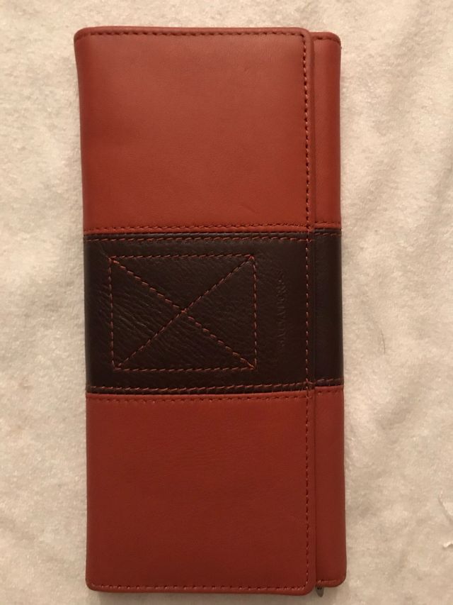 Cartera de mano de mujer piel