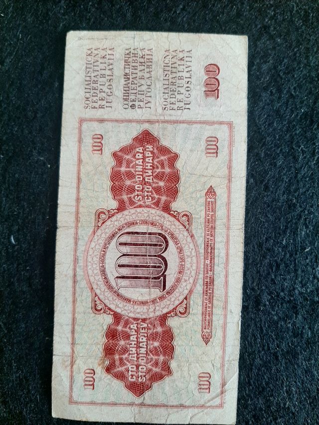 lote billetes JUGOSLAVIA