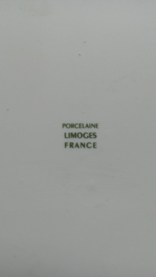 plato- bandeja Porcelana Limoges