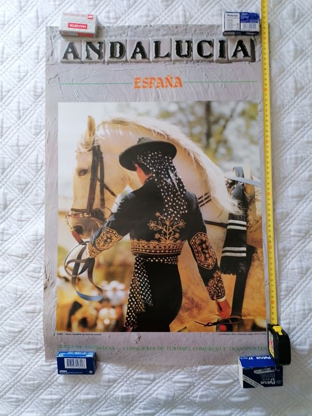 CABALLO JEREZ. CARTEL ORIGINAL 1985