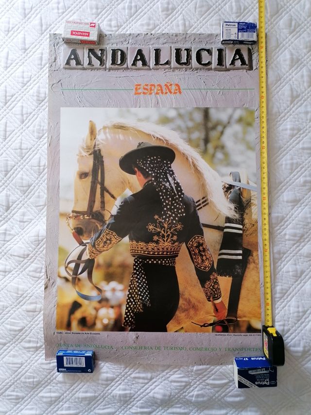 CABALLO JEREZ. CARTEL ORIGINAL 1985