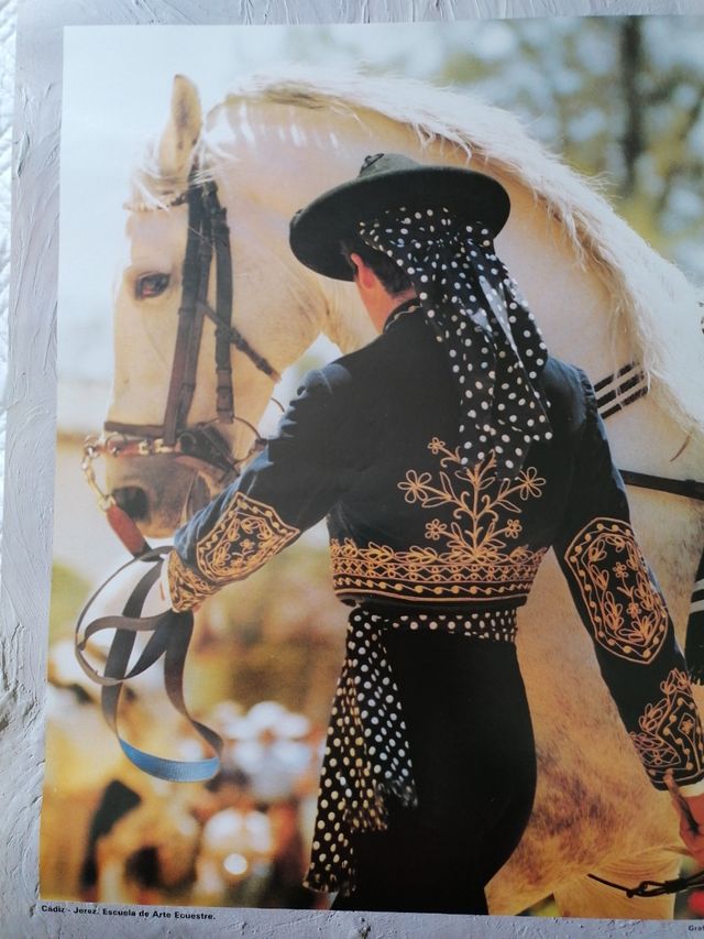 CABALLO JEREZ. CARTEL ORIGINAL 1985