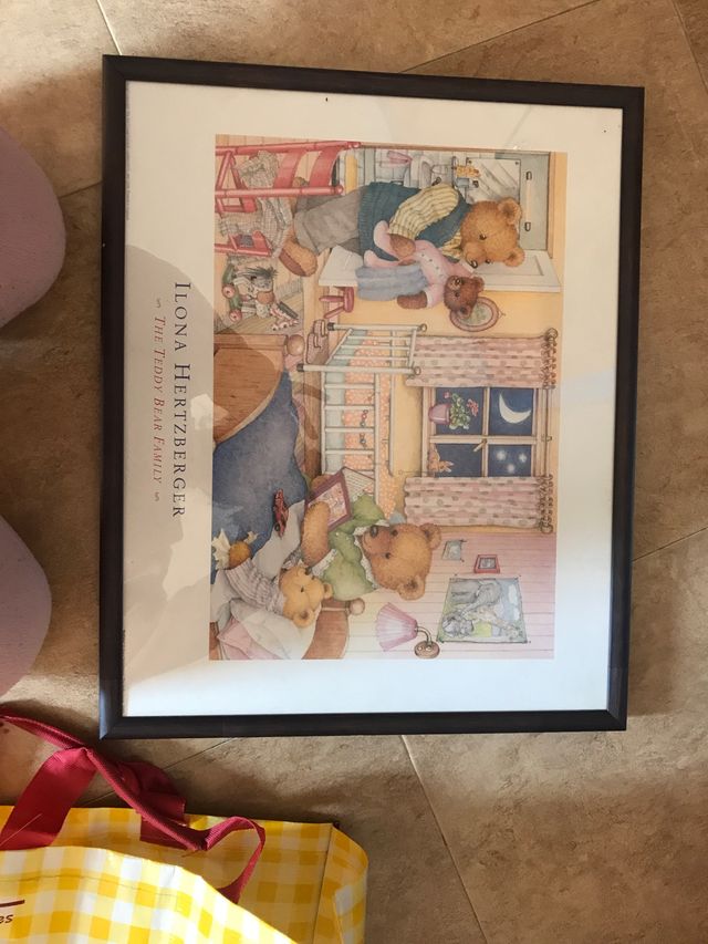 Cuadro para habitacion de bebes , niño o niña.