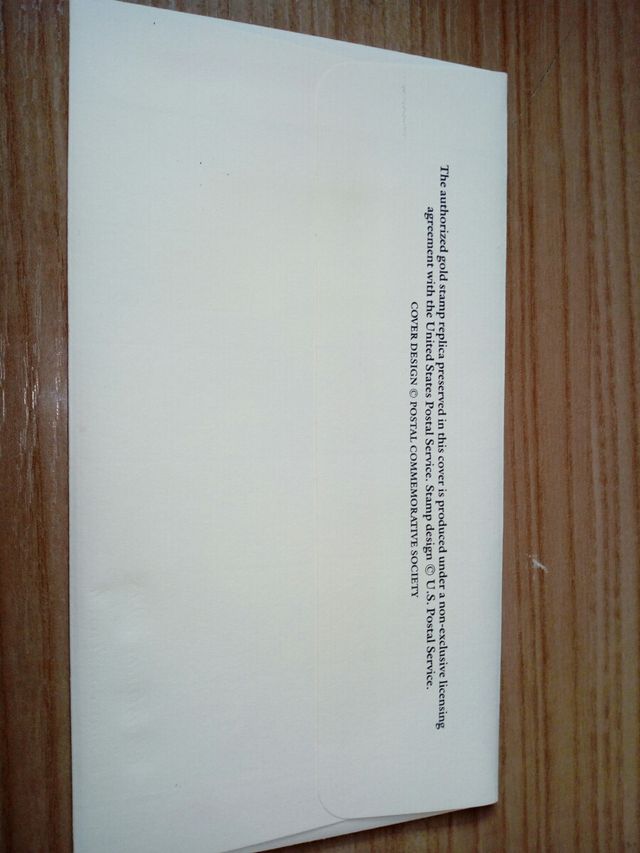 Primer dia de circulacion con sello en oro