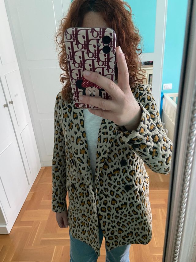 Chaqueta estampado leopardo chica!!