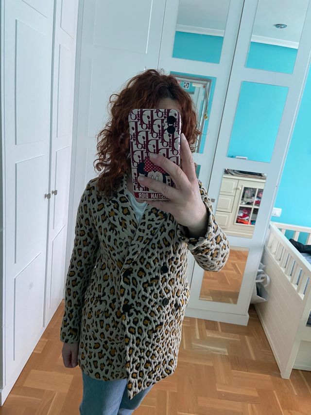 Chaqueta estampado leopardo chica!!