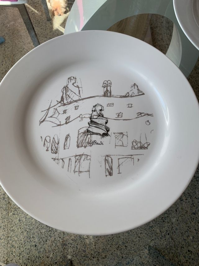 Platos decorativos La Pedrera 