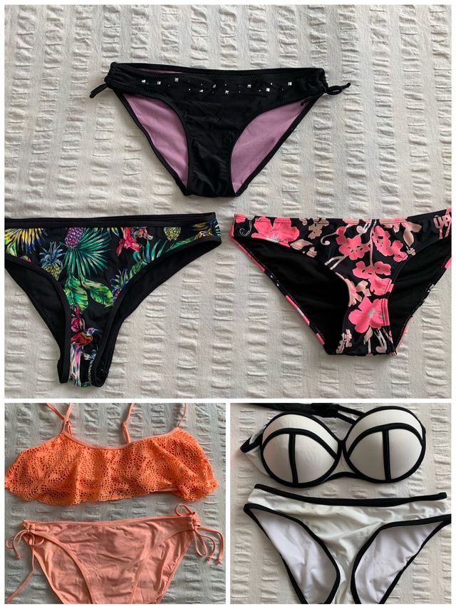 Lote 2 conjuntos y 3 Bragas Bikini + 5 pantalones
