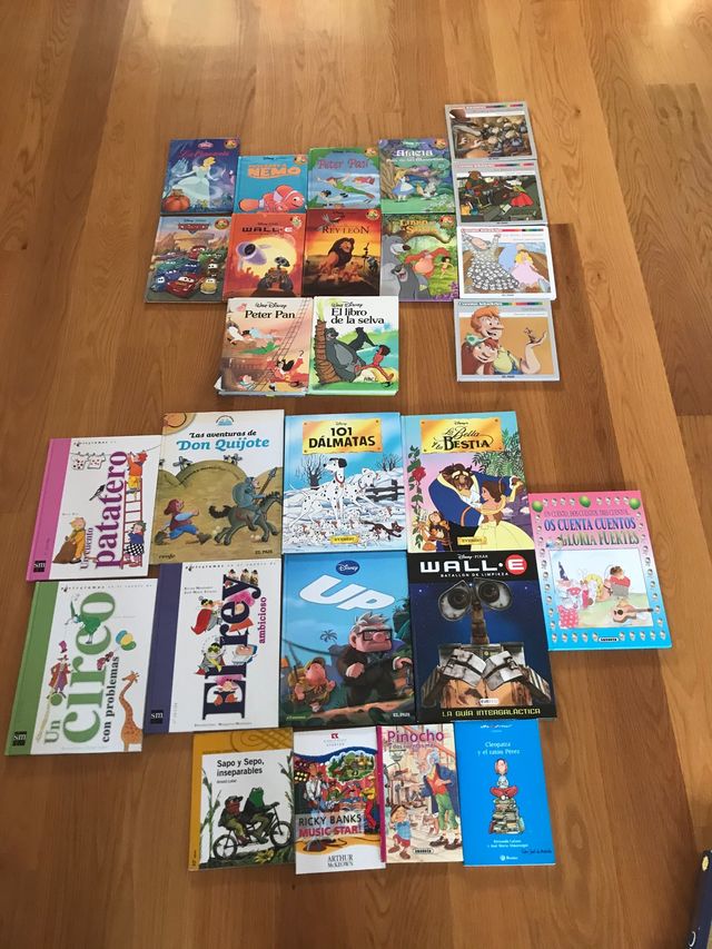 Lote libros de cuentos disney