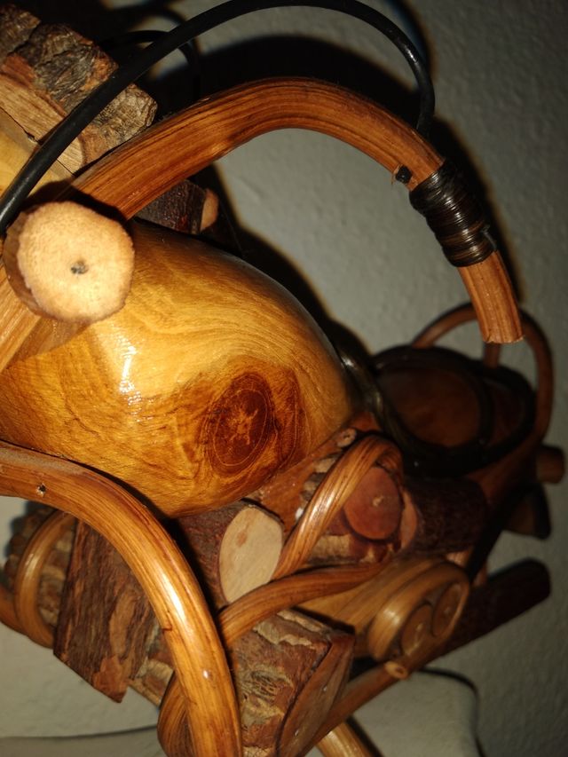 moto Harley de madera