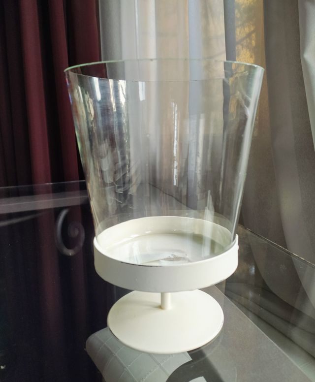 jarrón florero cristal nuevo