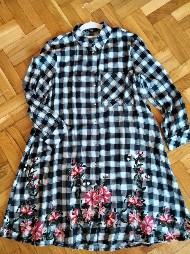 vestido camisero Stradivarius