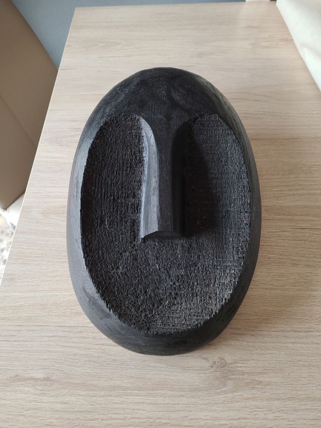 Máscara de madera.