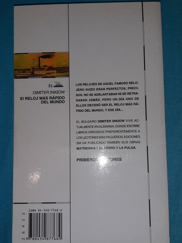 Libro de "el reloj más rápido del mundo"
