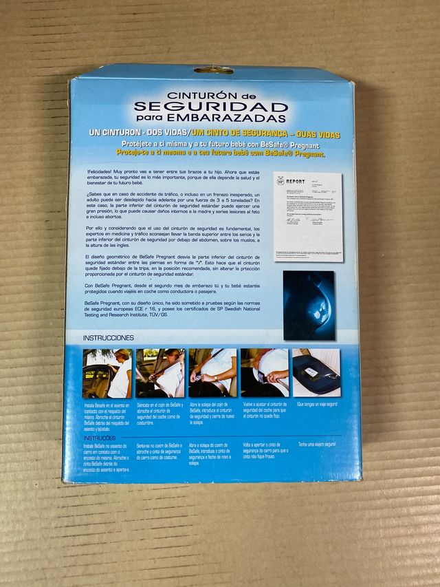 Cinturón seguridad besafe para embarazada bebé