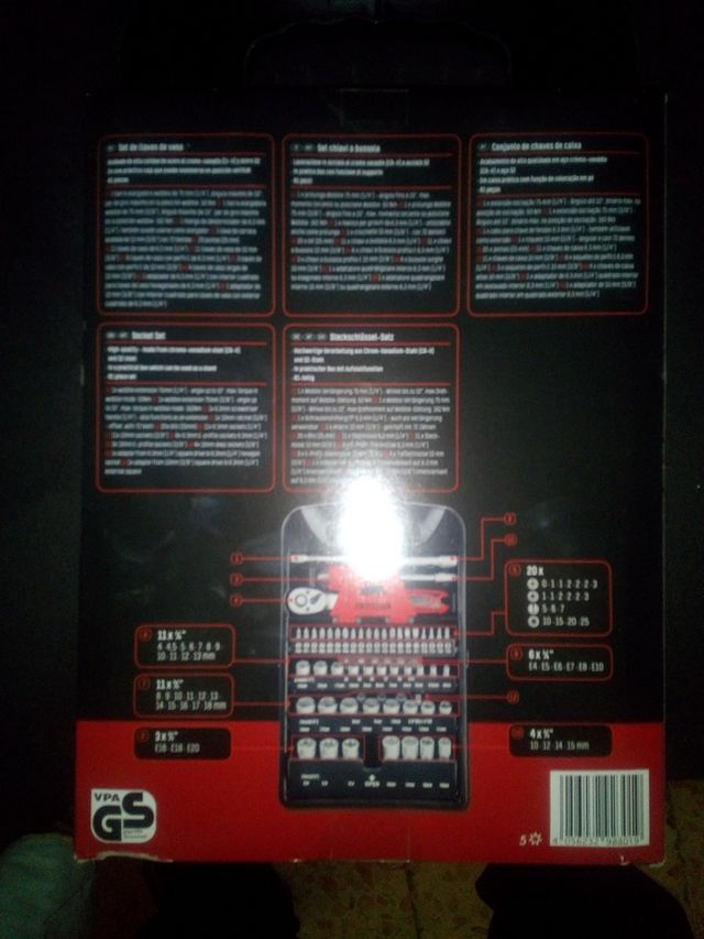 set de llaves de vaso