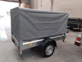 Remolque nuevo de carga con toldo