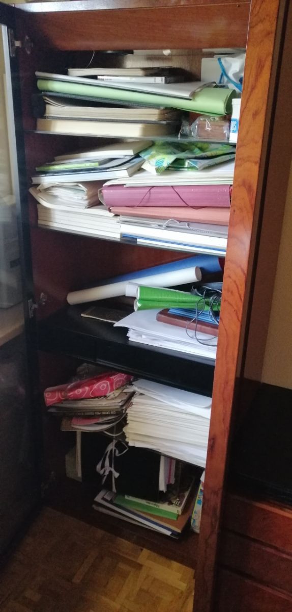 Mueble modular roble (oficina o casa)