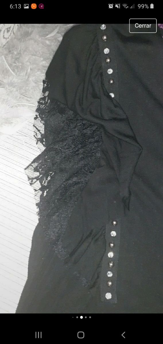 camiseta negra visitar mi pagina hay cositas monas