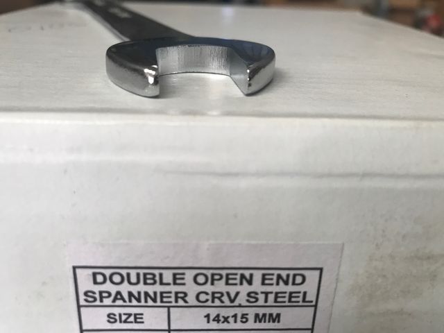 Llave doble 14x15 mm llave inglesa fija taller