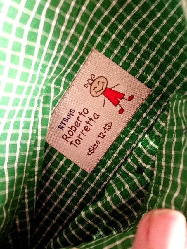 Roberto Torretta. Talla 12/13 años