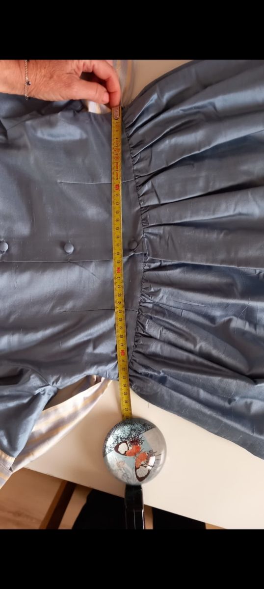 Vestido de seda natural niña