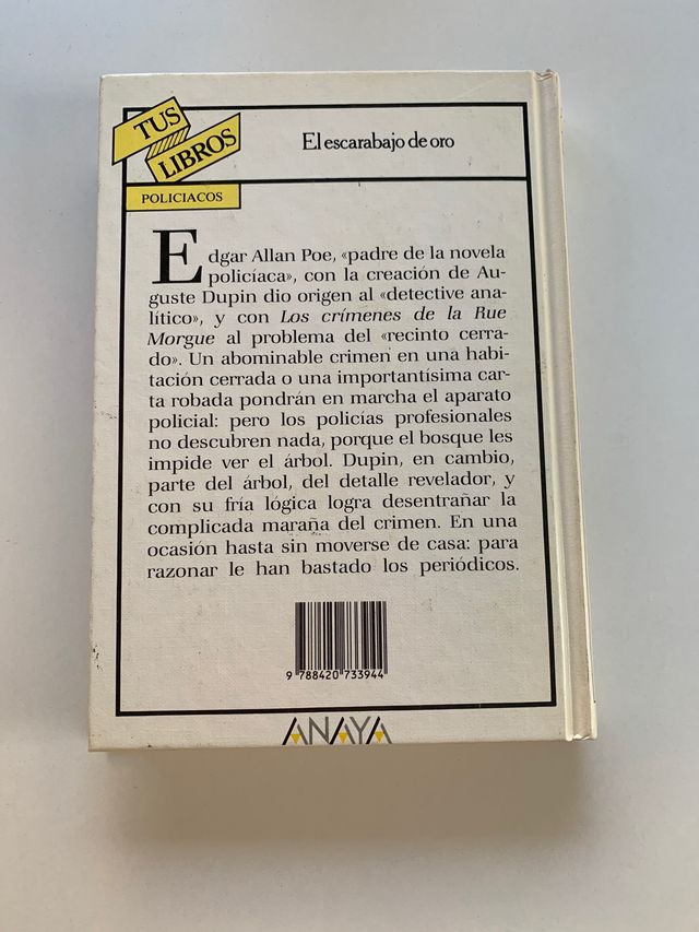 El escarabajo de oro y otros cuentos.