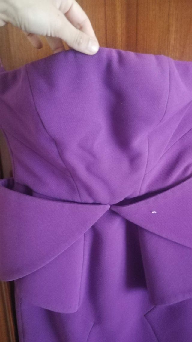 Vestido mini palabra de honor 