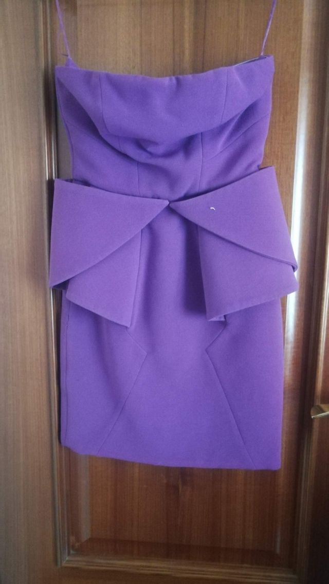 Vestido mini palabra de honor 