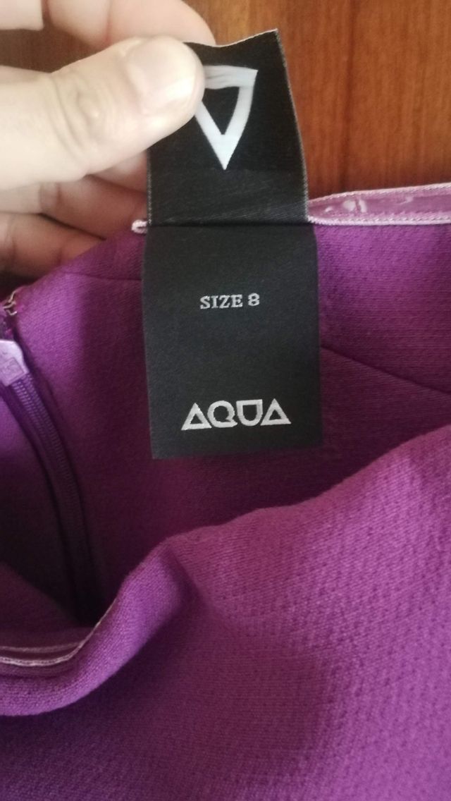 Vestido mini palabra de honor 