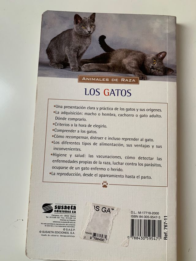 Libro sobre gatos