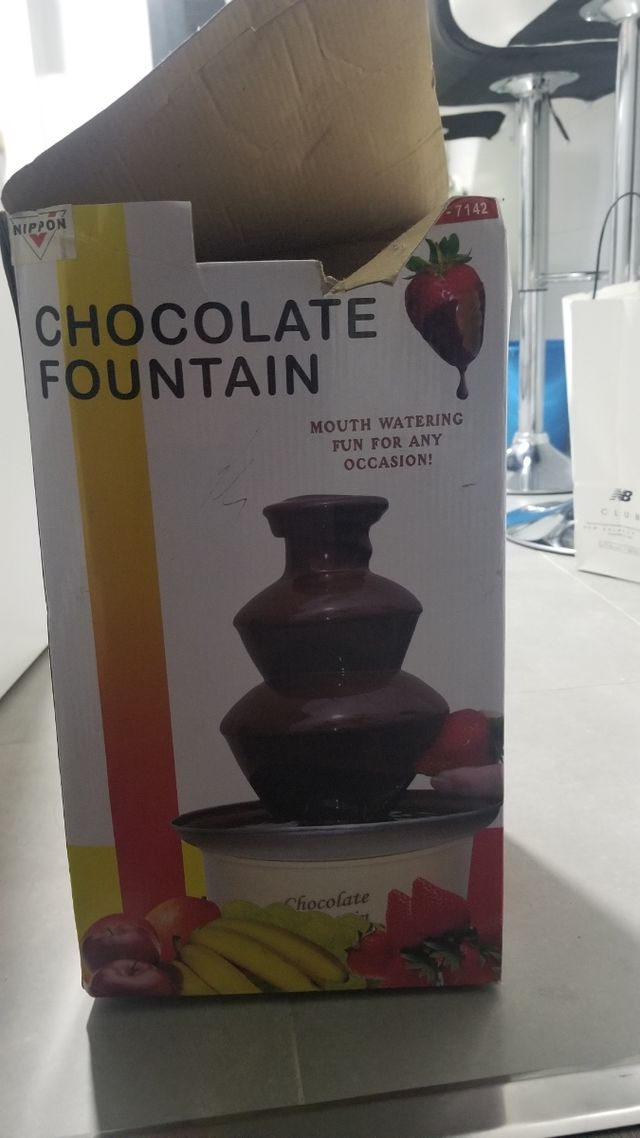 Máquina de founde fuente de chocolate