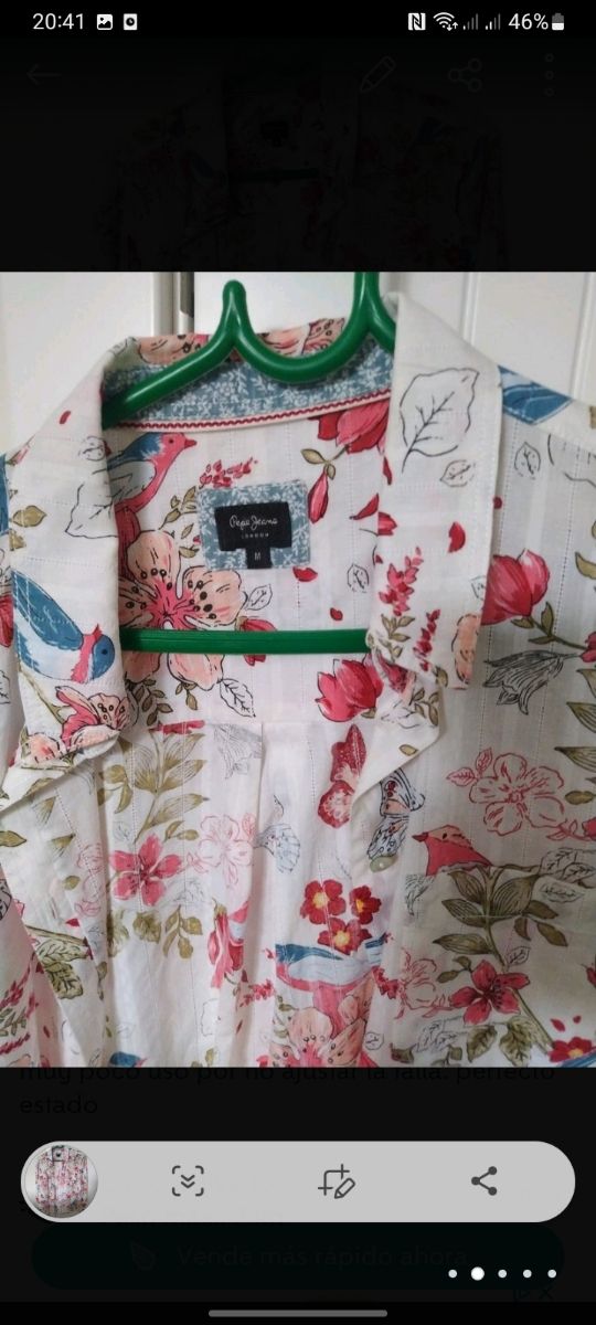 lote Americana negra Naf Naf talla38,2 camisas