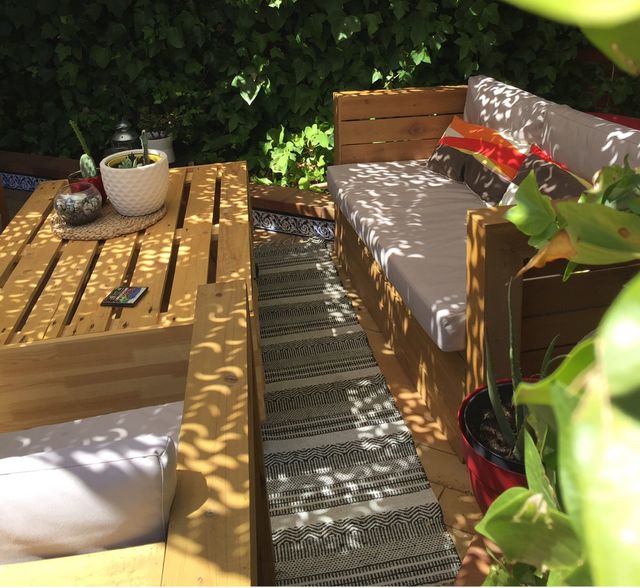 Conjunto muebles exterior. de segunda mano por 360 € en Getafe en WALLAPOP