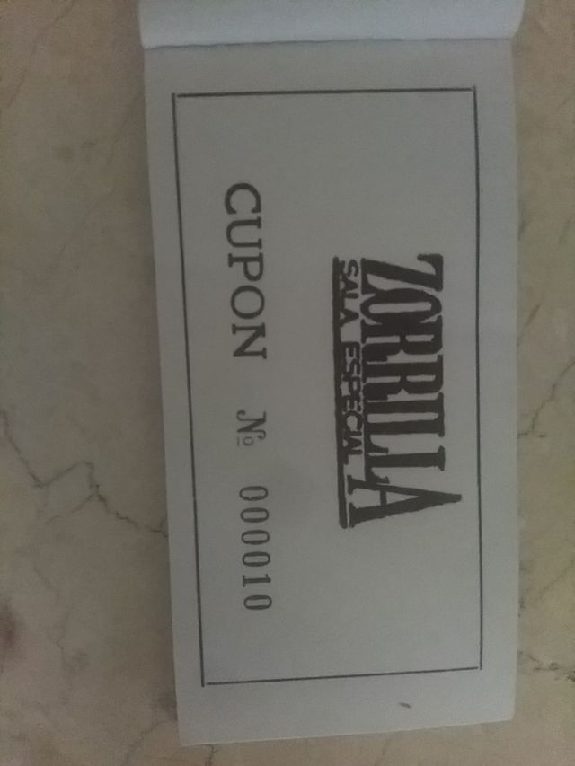 bono de teatro zorrilla 1975/76