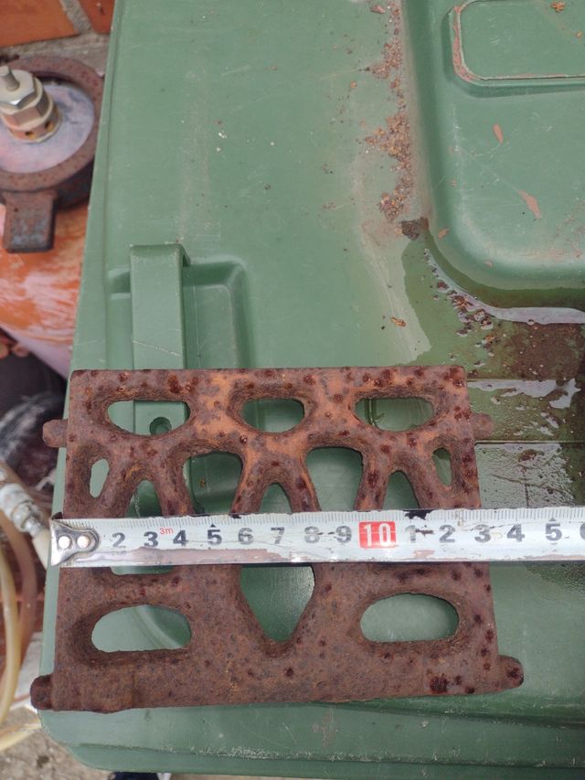 rejilla de caldera carbón y leña