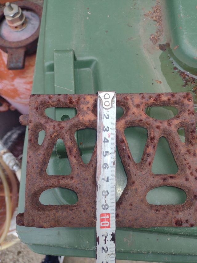 rejilla de caldera carbón y leña