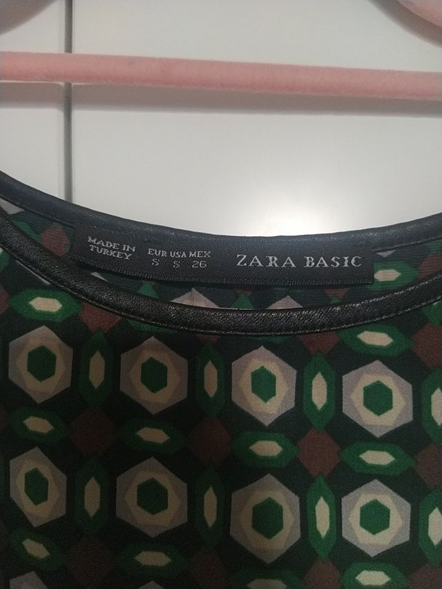 Vestido estampado geométrico