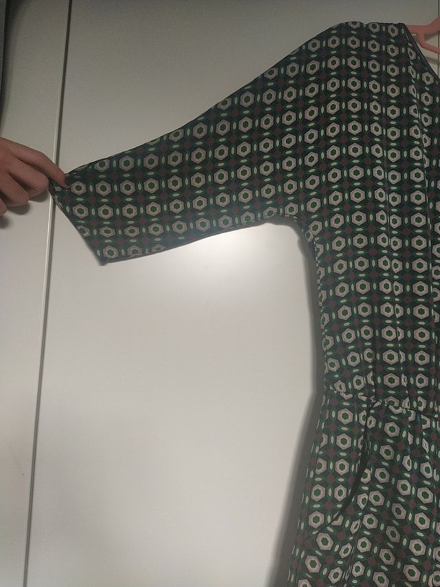 Vestido estampado geométrico