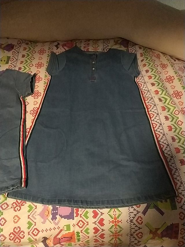 vestidos vaqueros hermanas iguales