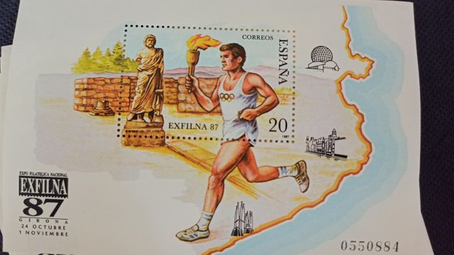 Sellos Exfilna 87 - 20 pesetas